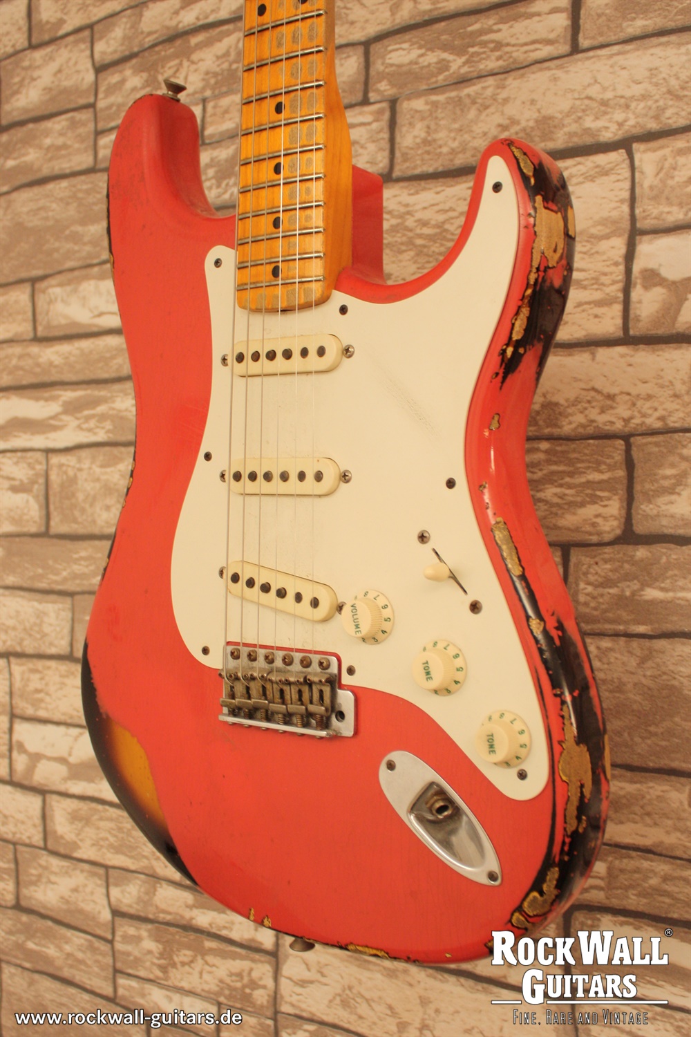 Fender Stratocaster 57 Custom Shop Relic Fiesta Red over Sunburst