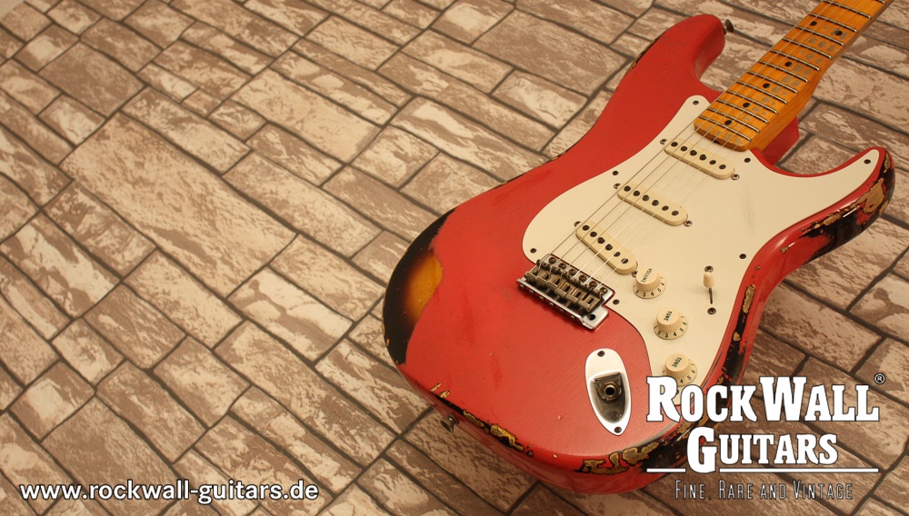 Fender Stratocaster 57 Custom Shop Relic Fiesta Red over Sunburst